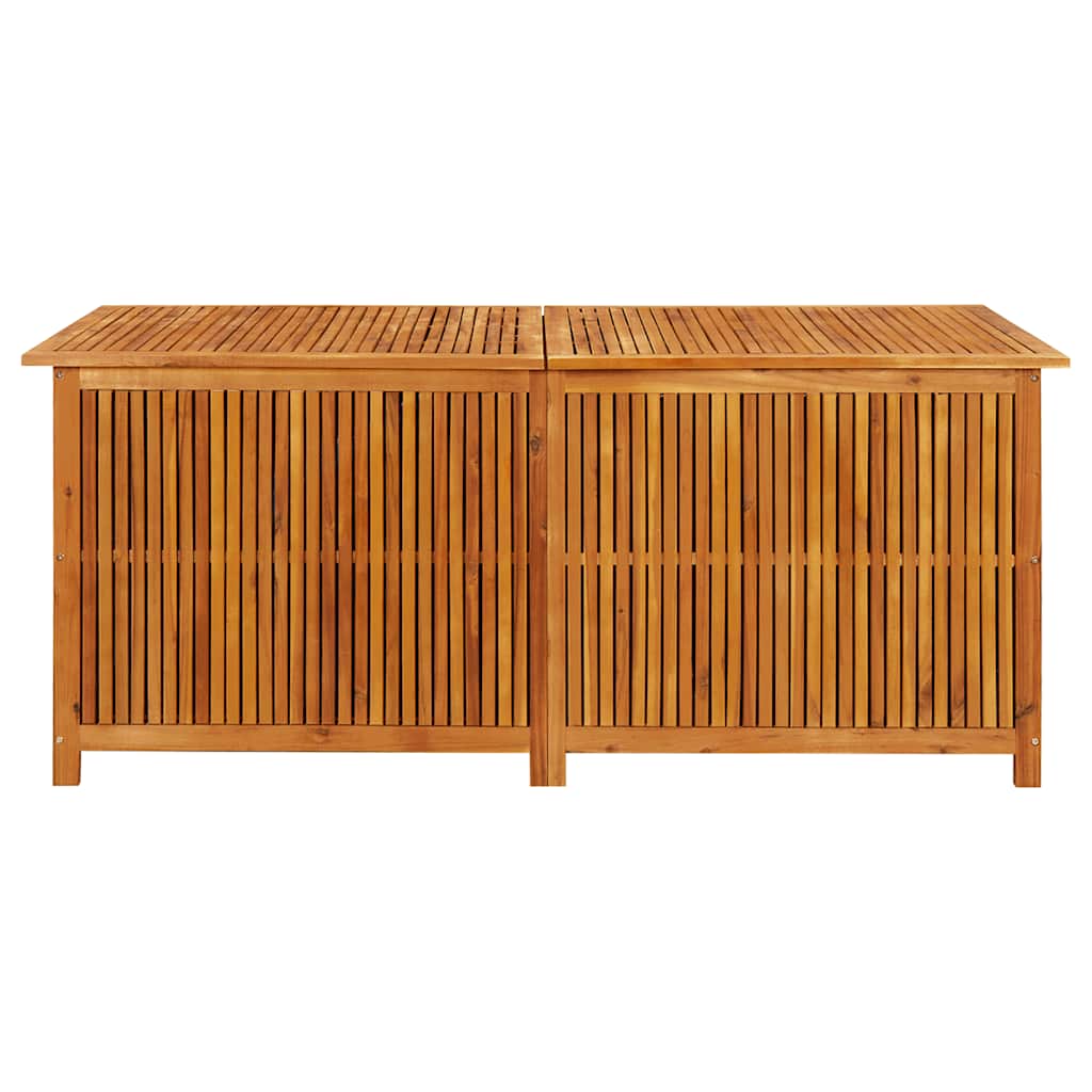 Garden Storage Box Solid Acacia Wood