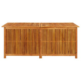 Garden Storage Box Solid Acacia Wood