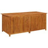 Garden Storage Box Solid Acacia Wood