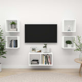 5 Piece Tv Cabinet Set Engineered Wood