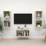 5 Piece Tv Cabinet Set Engineered Wood