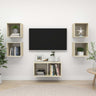 5 Piece Tv Cabinet Set Engineered Wood