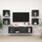 5 Piece Tv Cabinet Set Engineered Wood