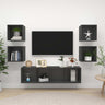5 Piece Tv Cabinet Set Engineered Wood