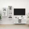 3 Piece Tv Cabinet Set Engineered Wood