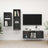 3 Piece Tv Cabinet Set Engineered Wood