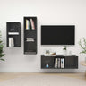 3 Piece Tv Cabinet Set Engineered Wood