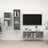 3 Piece Tv Cabinet Set Engineered Wood