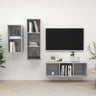 3 Piece Tv Cabinet Set Engineered Wood