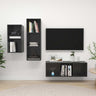 3 Piece Tv Cabinet Set Engineered Wood