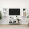 3 Piece Tv Cabinet Set Engineered Wood