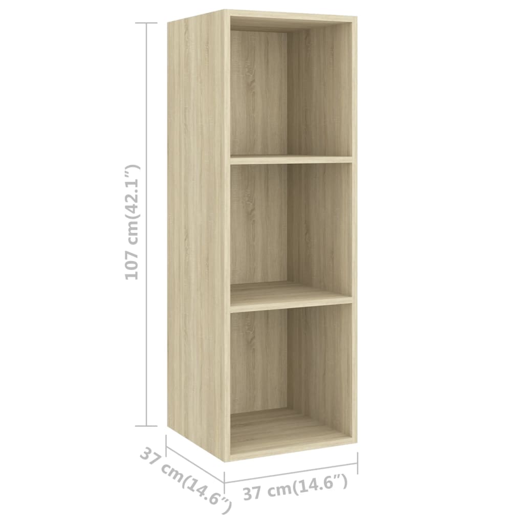 3 Piece Tv Cabinet Set Engineered Wood