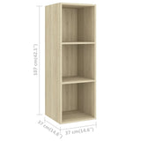 3 Piece Tv Cabinet Set Engineered Wood
