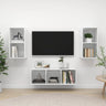 3 Piece Tv Cabinet Set Engineered Wood
