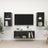 3 Piece Tv Cabinet Set Engineered Wood