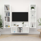 3 Piece Tv Cabinet Set Engineered Wood