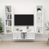 3 Piece Tv Cabinet Set Engineered Wood