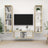 3 Piece Tv Cabinet Set Engineered Wood