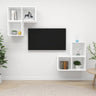 4 Piece Tv Cabinet Set Engineered Wood