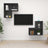 4 Piece Tv Cabinet Set Engineered Wood