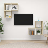 4 Piece Tv Cabinet Set Engineered Wood