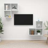 4 Piece Tv Cabinet Set Engineered Wood