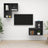 4 Piece Tv Cabinet Set Engineered Wood
