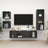 4 Piece Tv Cabinet Set Engineered Wood