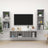 4 Piece Tv Cabinet Set Engineered Wood