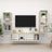 4 Piece Tv Cabinet Set Engineered Wood
