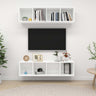 Wall-Mounted Tv Cabinets 2 Pcs Engineered Wood