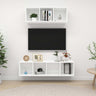 2 Piece Tv Cabinet Set Engineered Wood