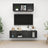 2 Piece Tv Cabinet Set Engineered Wood