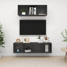2 Piece Tv Cabinet Set Engineered Wood
