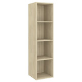 2 Piece Tv Cabinet Set Engineered Wood