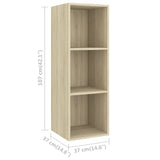 2 Piece Tv Cabinet Set Engineered Wood