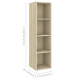 2 Piece Tv Cabinet Set Engineered Wood