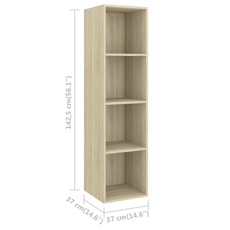 2 Piece Tv Cabinet Set Engineered Wood