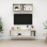 2 Piece Tv Cabinet Set Engineered Wood