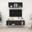 2 Piece Tv Cabinet Set Engineered Wood