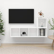 2 Piece Tv Cabinet Set Engineered Wood