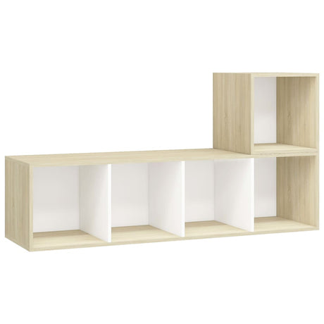 2 Piece Tv Cabinet Set Engineered Wood