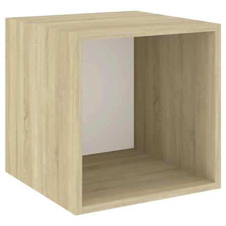 2 Piece Tv Cabinet Set Engineered Wood