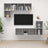 4 Piece Tv Cabinet Set Engineered Wood