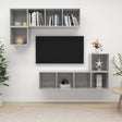 4 Piece Tv Cabinet Set Engineered Wood