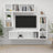 4 Piece Tv Cabinet Set Engineered Wood
