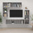 4 Piece Tv Cabinet Set Engineered Wood