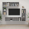 4 Piece Tv Cabinet Set Engineered Wood