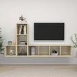 3 Piece Tv Cabinet Set Engineered Wood