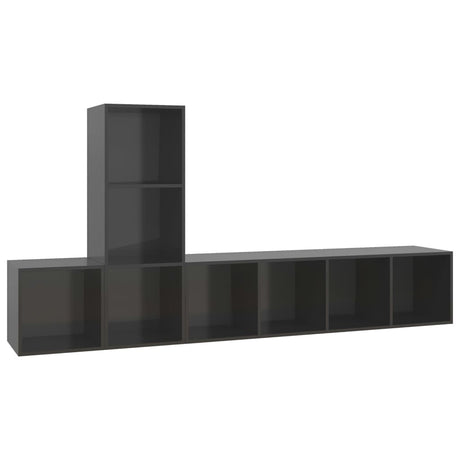 3 Piece Tv Cabinet Set Engineered Wood